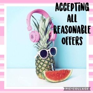 Reasonable offers welcome!